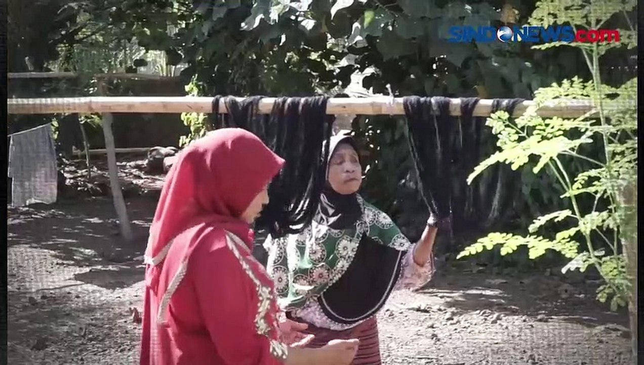 Hiu Tikus Motif Baru Tenun Ikat dengan Pewarna Alami yang Banyak Diminati