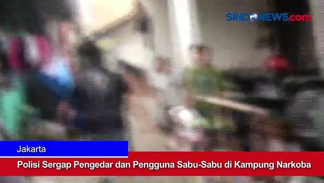 Polisi Sergap Pengedar dan Pengguna Sabu-Sabu di Kampung Narkoba