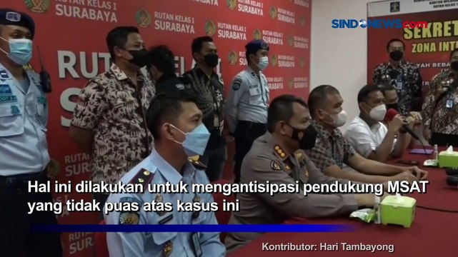Polda Jatim Kawal Pengamanan Sidang Tersangka MSAT di PN Surabaya