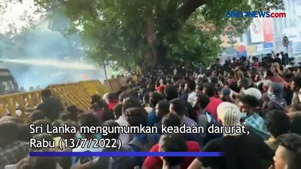 Sri Lanka Umumkan Keadaan Darurat, Bentrok Pendemo dengan Petugas Berlanjut