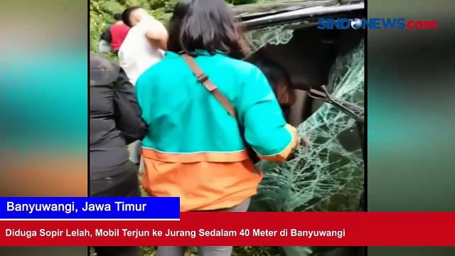 Diduga Sopir Lelah, Mobil Terjun ke Jurang Sedalam 40 Meter di Banyuwangi