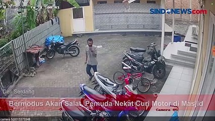 Bermodus Akan Salat, Pemuda Nekat Curi Motor di Masjid