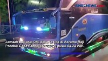 Jamaah Haji Kloter Pertama Tiba di Asrama Haji Pondok Gede
