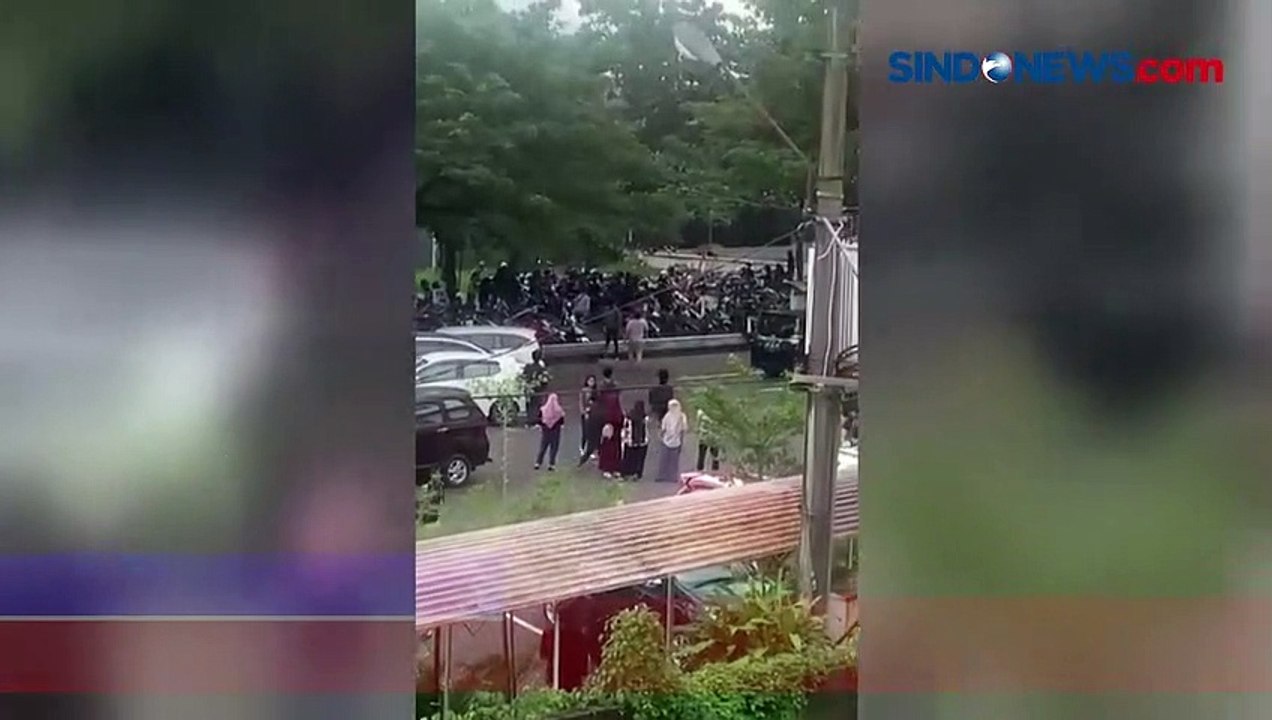 Mahasiswa Saling Serang dengan Senjata Tajam di Makassar, Sulawesi Selatan