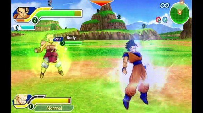 Dragon Ball Z: Tenkaichi Tag Team Español - Gohan Definitivo y Gotenks VS Broly y Super Bu RJ ANDA