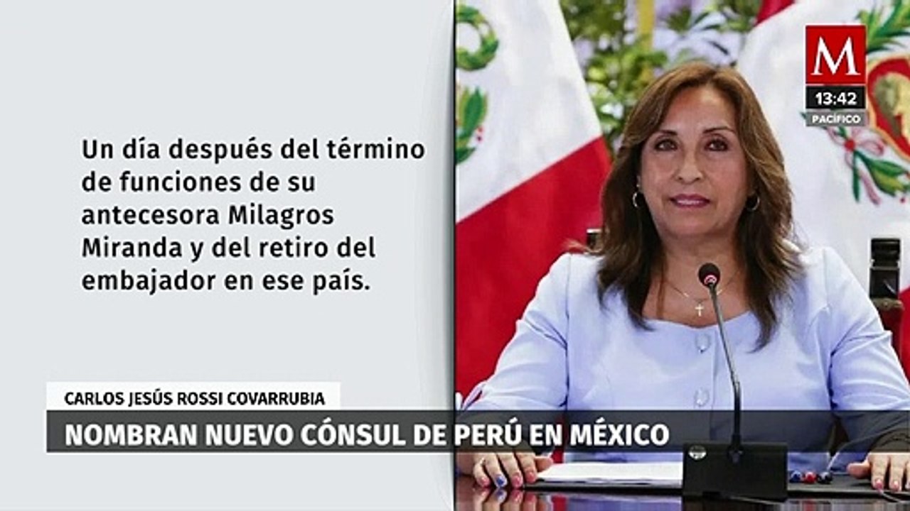 Carlos Jesús Rossi Covarrubias es nombrado como...