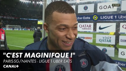 La réaction de Mbappé après son record de buts (201) pour le PSG