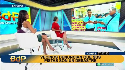 Comas: vecinos denuncian que 13 cuadras están si asfaltar tras paralización de obras
