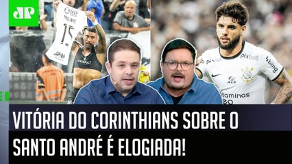 "O Corinthians JOGA DIFERENTE do que com Vítor Pereira! Esse time TEM..." 3x1 no Santo André AGRADA!