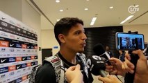 Caetano se diz muito feliz com estreia como titular do Corinthians