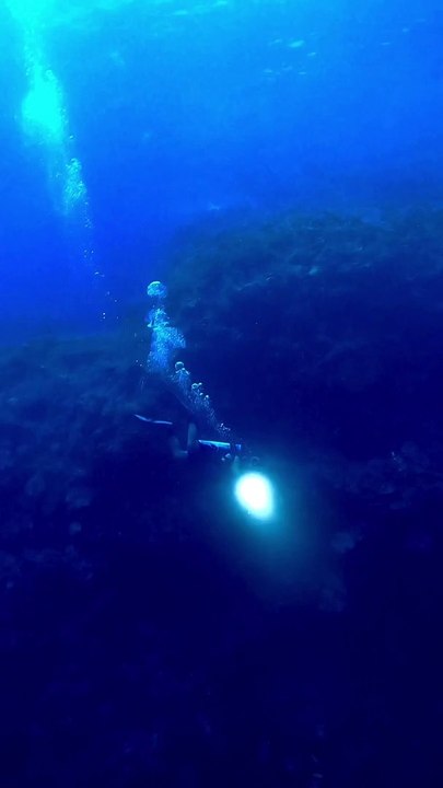 Under water view..