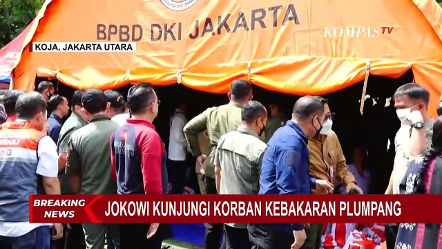 Presiden Jokowi Kunjungi Pengungsian Warga Terdampak Kebakaran Depo Pertamina Plumpang!