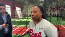 Alabama SB pitcher Jaala Torrence after no-hitter