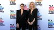 Aubrey Plaza and Cate Blanchett 2023 Film Independent Spirit Awards Blue Carpet
