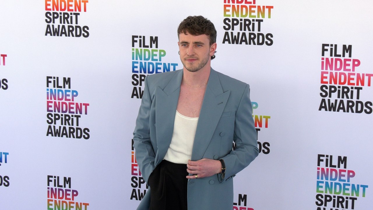 Paul Mescal 2023 Film Independent Spirit Awards Blue Carpet