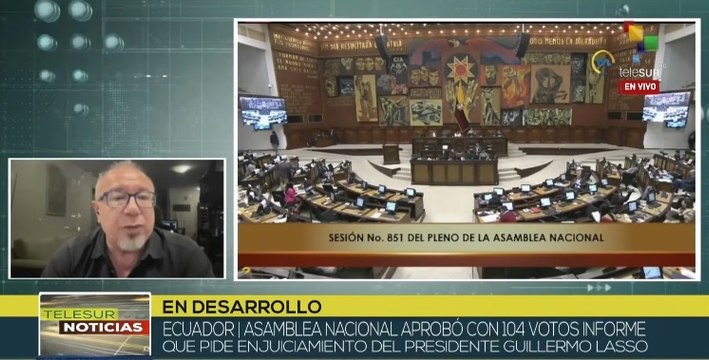 Asamblea Nacional de Ecuador recomienda juicio político contra Pdte. Lasso