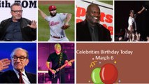 Celebrities Born Today - March 6 - Guess Shaquille O’Neal's age?