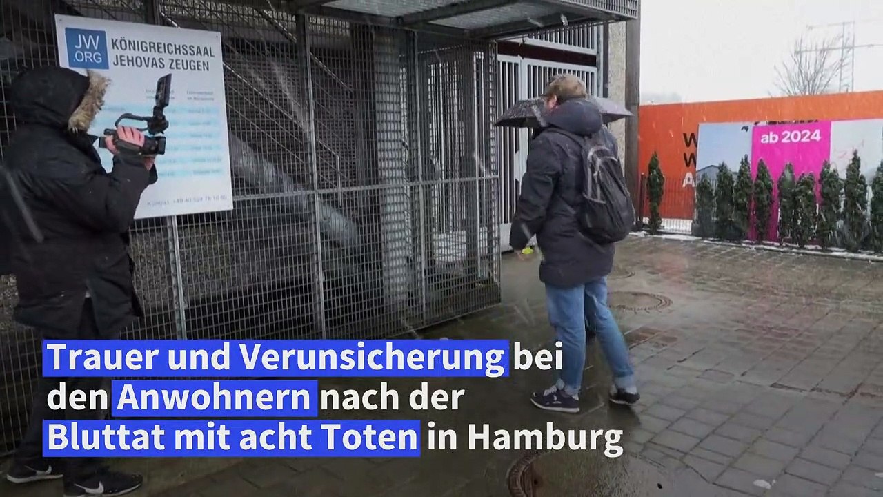 "Man hat Angst": Anwohner nach Hamburger Bluttat verunsichert