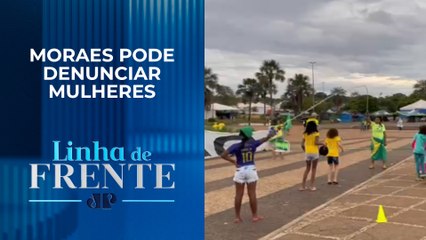 Download Video: Mães com filhos no de 8 de janeiro podem responder por corrupção de menores | LINHA DE FRENTE