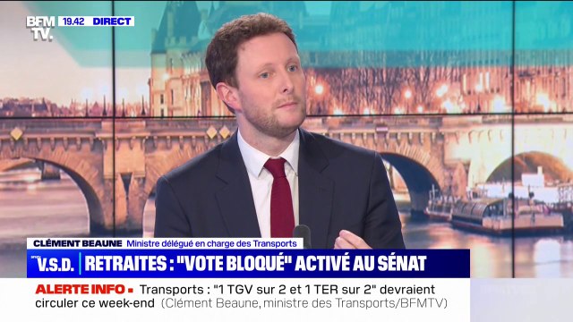 Clément Beaune sur le vote bloqué au Sénat: Nous voulons qu'il y ait un vote