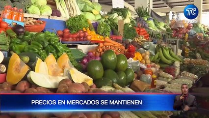 Precios en mercados se mantienen