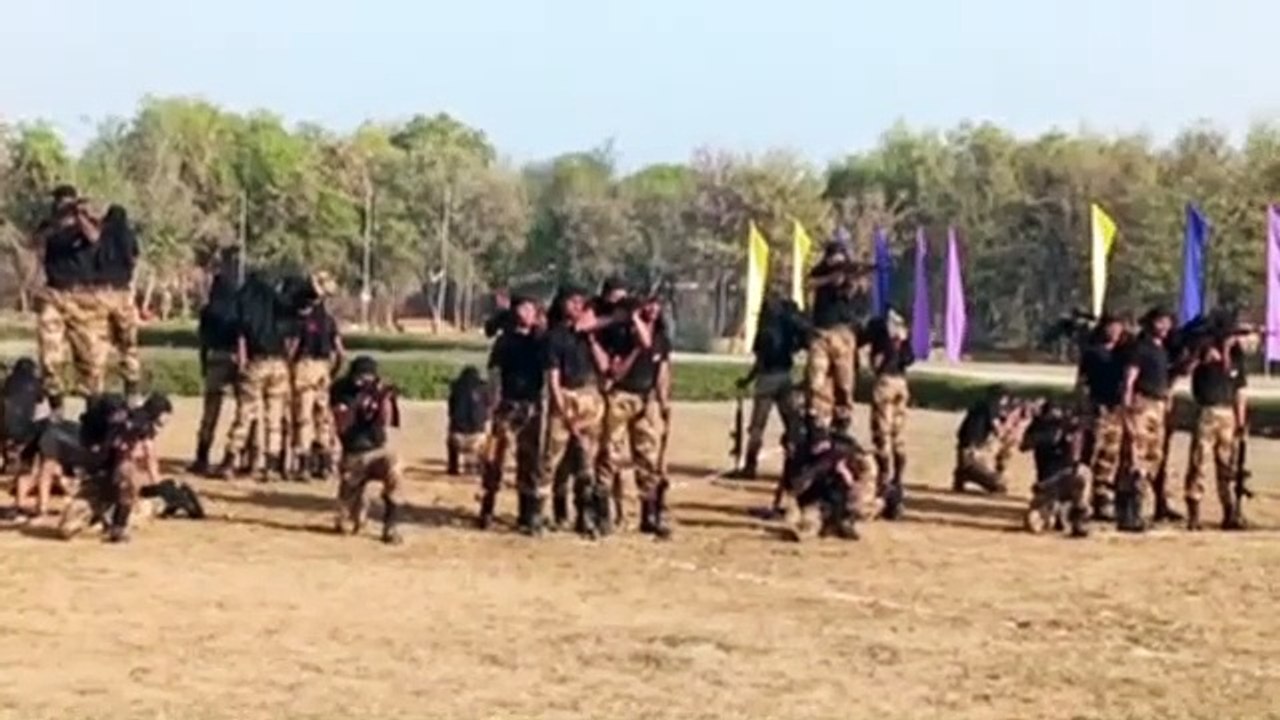 अनंतपुरा में जवानों के हैरतअंगेज करतब देख दर्शक हुए रोमांचित