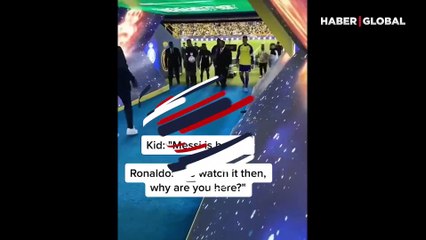 Ronaldo'nun minik hayranına sert çıkışı tepki çekti: "O zaman git onu izle, burada ne işin var?"