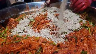 Great free side dishes!! The best Korean beef BBQ - Korean street food