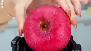 Best Oddly Satisfying Video - Making Mixed Fruit Juice (Apple & Pear) #shorts