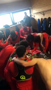 LA JOIE DANS LES VESTIAIRES