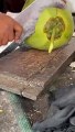 Amazing coconut cutting skills #shorts #viral