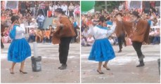 Venezolano cautiva por realizar danza peruana tradicional durante carnavales: 