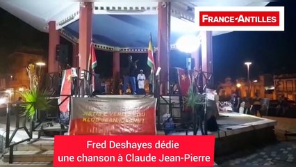 Mobilisation pour Claude Jean-Pierre sur la place de la Victoire