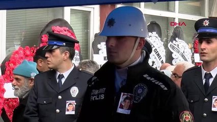 Hatay'da şehit düşen polis memuru Tarakçı, Rize'de son yolculuğuna uğurlandı