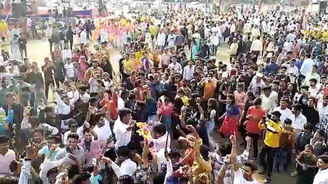 वनवासी कल्याण परिषद द्वारा दशहरा मैदान में पहली बार भगोरिया हाट का आयोजन हुआ,
