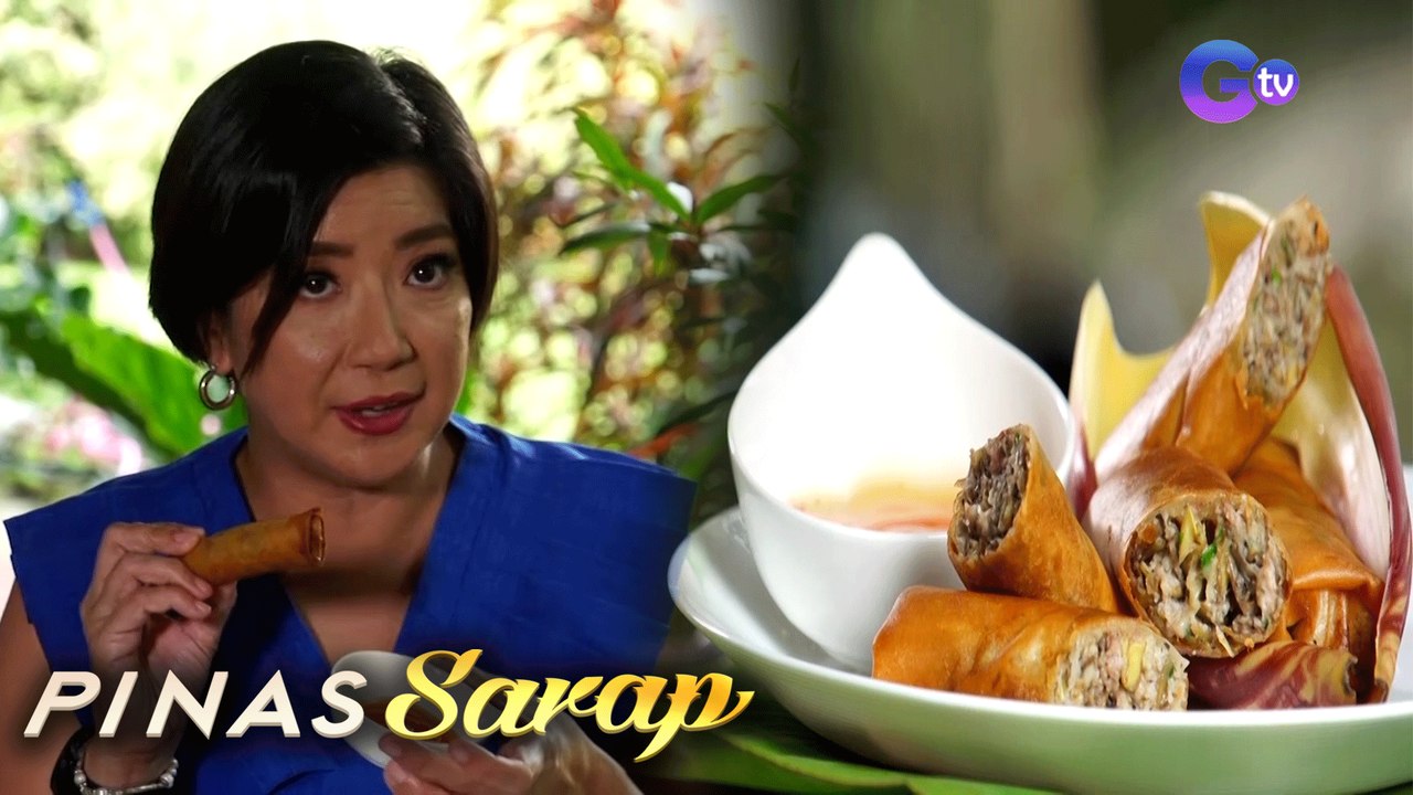 Lumpia na gawa sa puso ng saging?! | Pinas Sarap