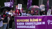 Hükümet istifa sloganları atan kadınlar gözaltına alındı