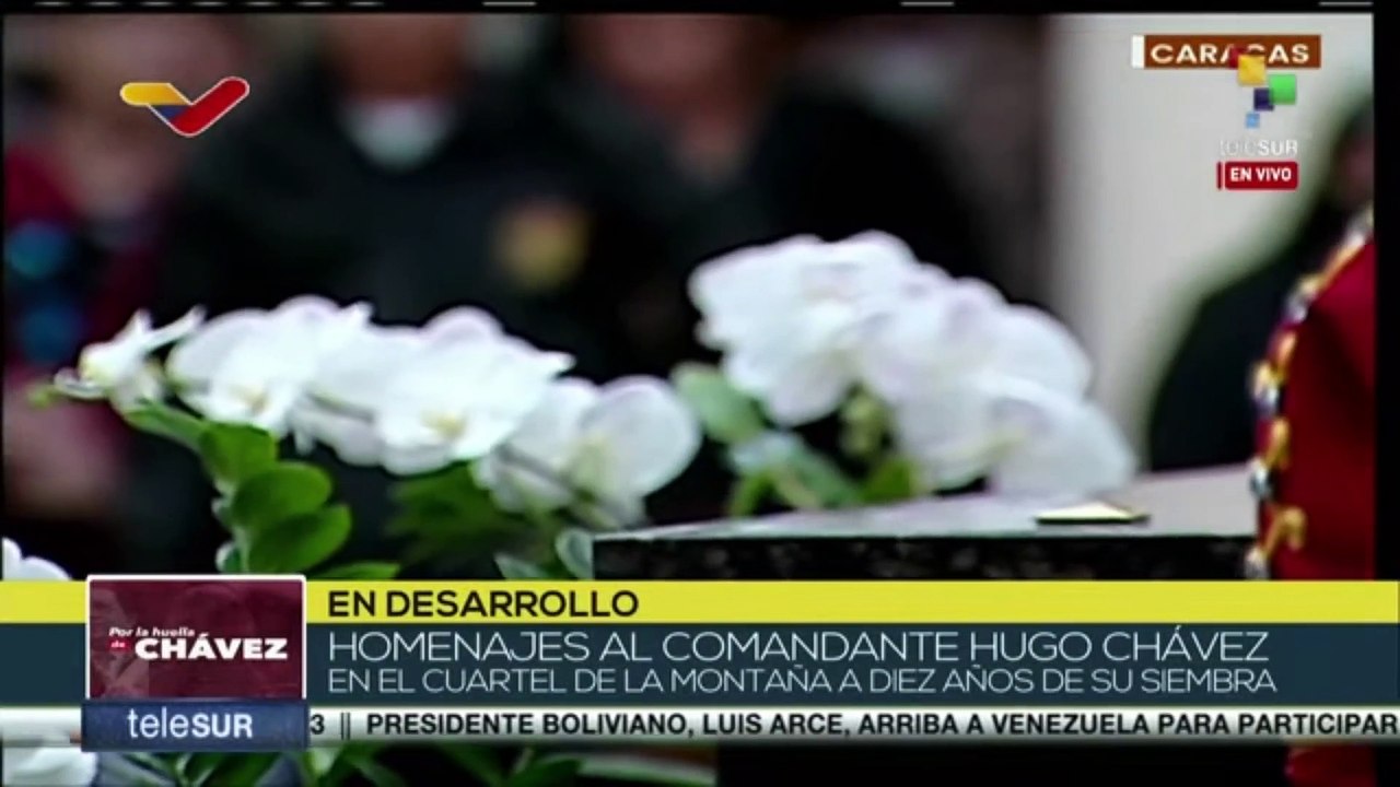 Homenaje al comandante Hugo Chávez en el Cuartel de la montaña a 10 años de su desaparición física.