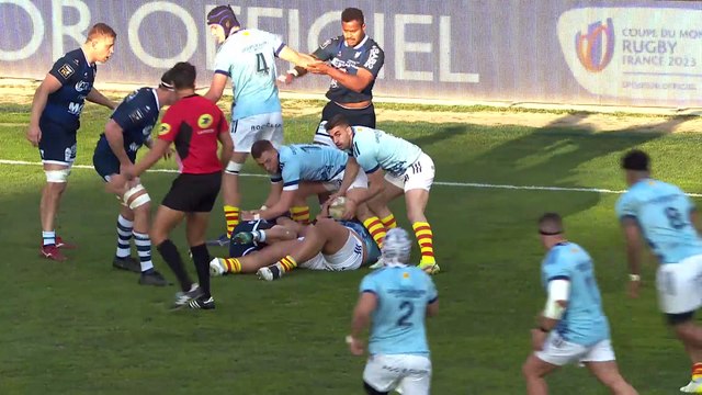 TOP 14 - Essai de Alistair CROSSDALE (USAP) - USA Perpignan - Aviron Bayonnais - Saison 2022:2023