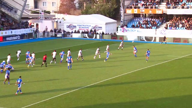 TOP 14 - Essai de Julien DUMORA (CO) - Castres Olympique - LOU Rugby - Saison 2022:2023