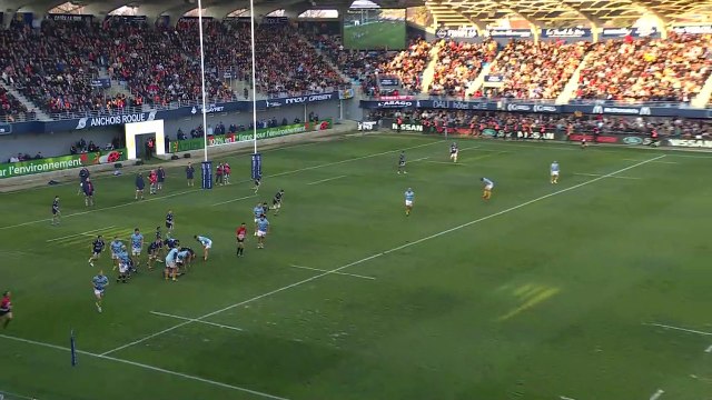 TOP 14 - Essai de Kelian GALLETIER (USAP) - USA Perpignan - Aviron Bayonnais - Saison 2022:2023