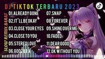 DJ TIKTOK TERBARU 2023~DJ SLOW REMIX BARAT PALING DICARI FULL ALBUM