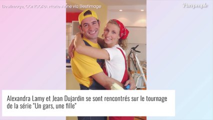 "On était fous amoureux l'un de l'autre" : Alexandra Lamy et Jean Dujardin n'arrivaient "pas à se séparer"