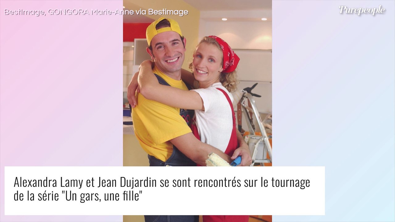 "On était fous amoureux l'un de l'autre" : Alexandra Lamy et Jean Dujardin n'arrivaient "pas à se séparer"