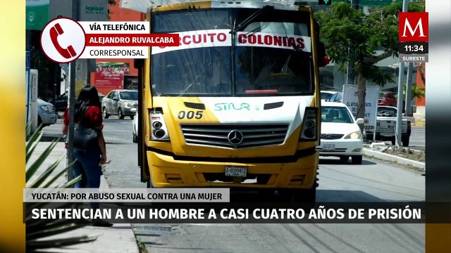 Sentencian a casi 4 años de prisión a un hombre que abusó sexualmente de una mujer en Mérida