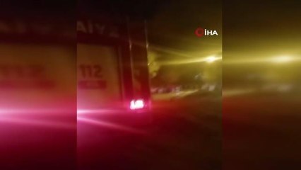 Tokat'ta ekiplerin müdahalesi ile yangın kısa sürede kontrol altına alındı