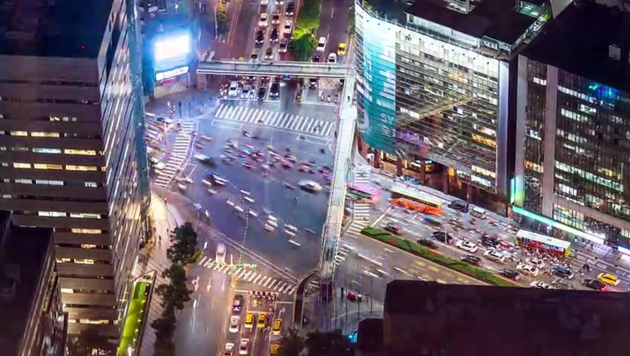 traffic time-lapse video 4k HDR