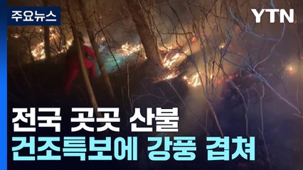 전국 곳곳 산불...尹 "산불예방·진화에 총력" / YTN