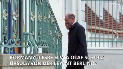 Kormányülésre hívta Ursula von der Leyent Berlinbe Olaf Scholz