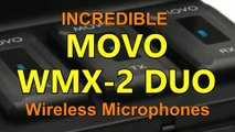 MOVO WMX-2 Duo Wireless Microphone 2.4 Ghz System Real World Testing